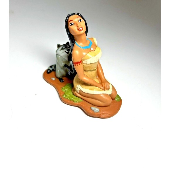 Disney Pocahontas & Meeko 3" PVC Figure Decopac Applause Cake Topper 90's - Picture 7 of 11